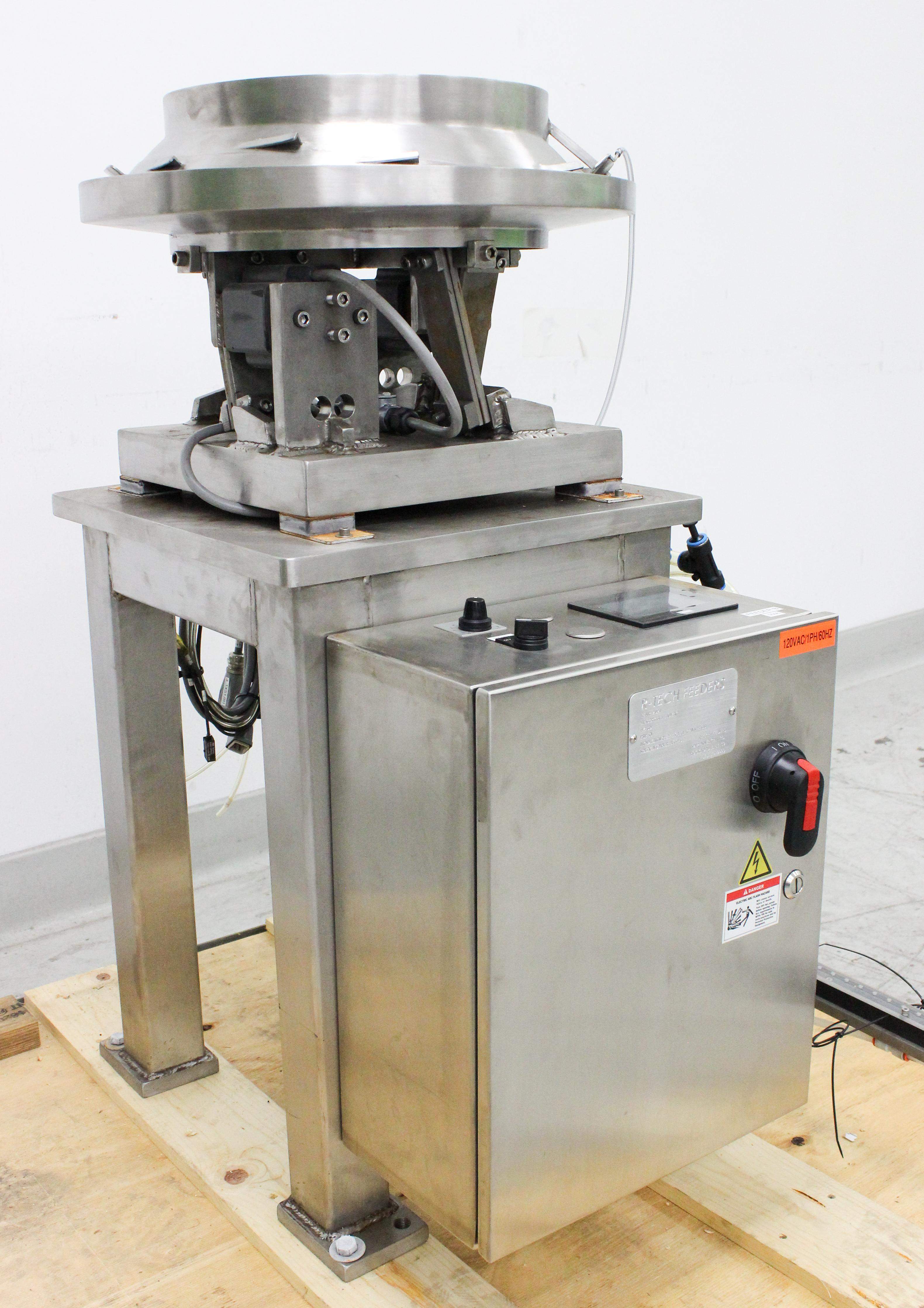 R-Tech 15-110AC Vibratory Bowl Feeder High-Output 1600 PPM Sorting System