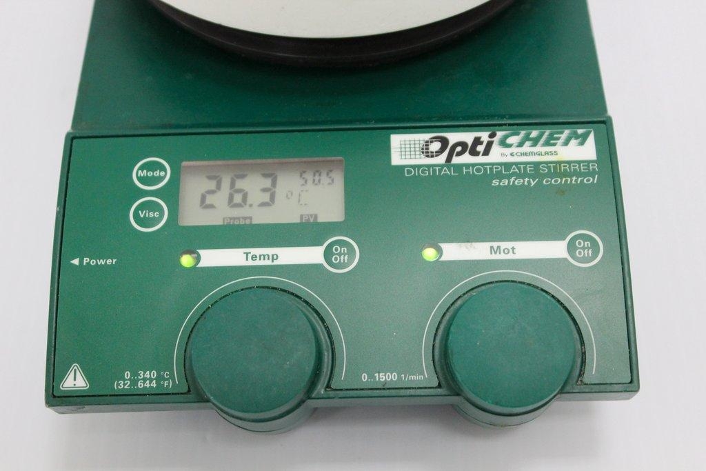 Chemglass OptiChem Digital Hotplate Stirrer 100ML Corrosion Marks