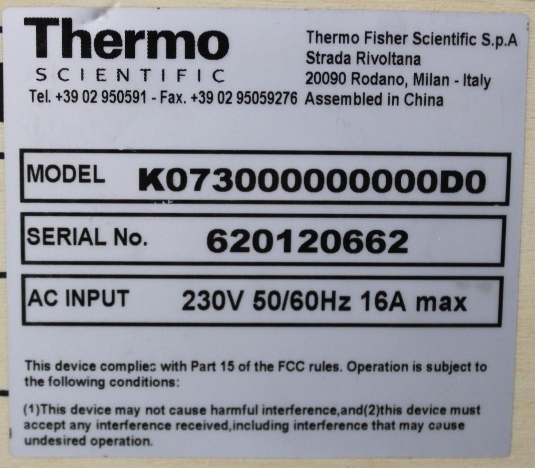 Thermo Trace GC Ultra Gas Chromatograph Dual Injector Detector 450C Used