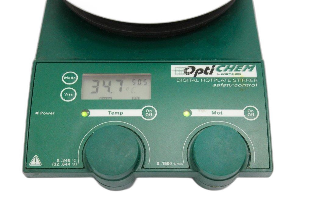 Chemglass OptiChem Digital Hotplate Stirrer 100ML Corrosion Marks