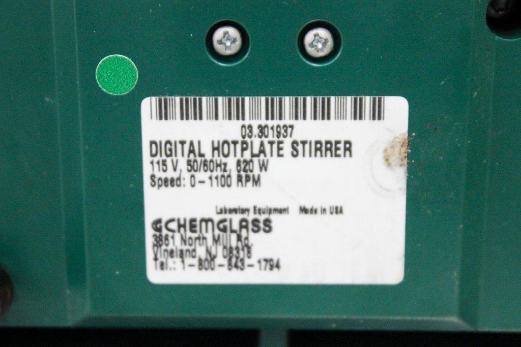 Chemglass OptiChem Hotplate Stirrer with 40ml Reaction Block Full Operative