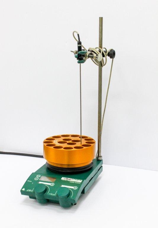 Chemglass OptiChem Hotplate Stirrer with 40ml Reaction Block Full Operative