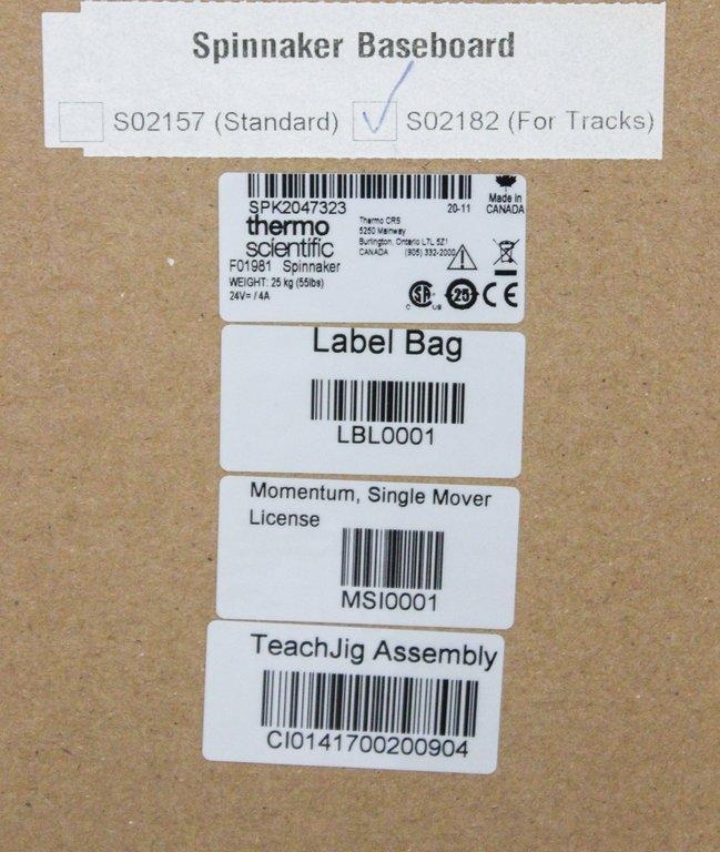Thermo Spinnaker S02182 Microplate Mover Robotics Automation Turnkey Unit