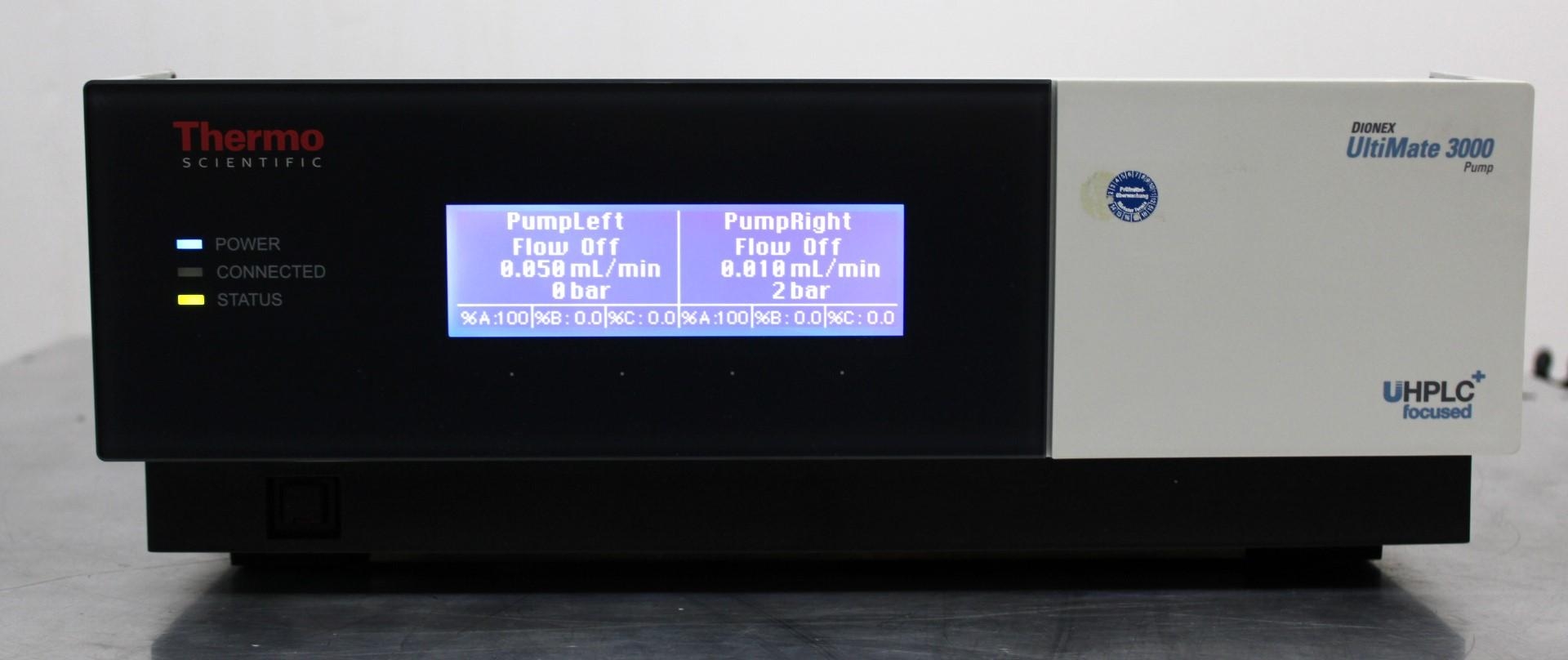 Thermo Dionex UltiMate 3000 DPG-3600SD Pump High Performance UHPLC System