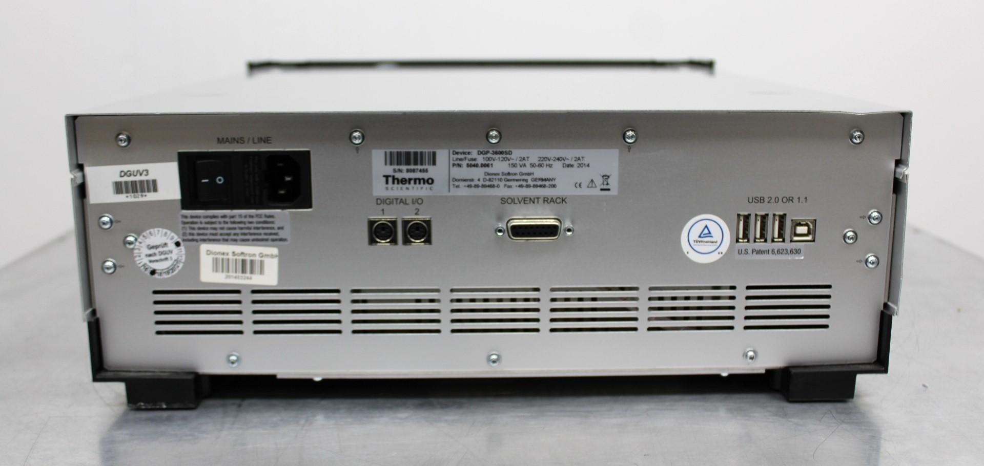 Thermo Dionex UltiMate 3000 DPG-3600SD Pump High Performance UHPLC System