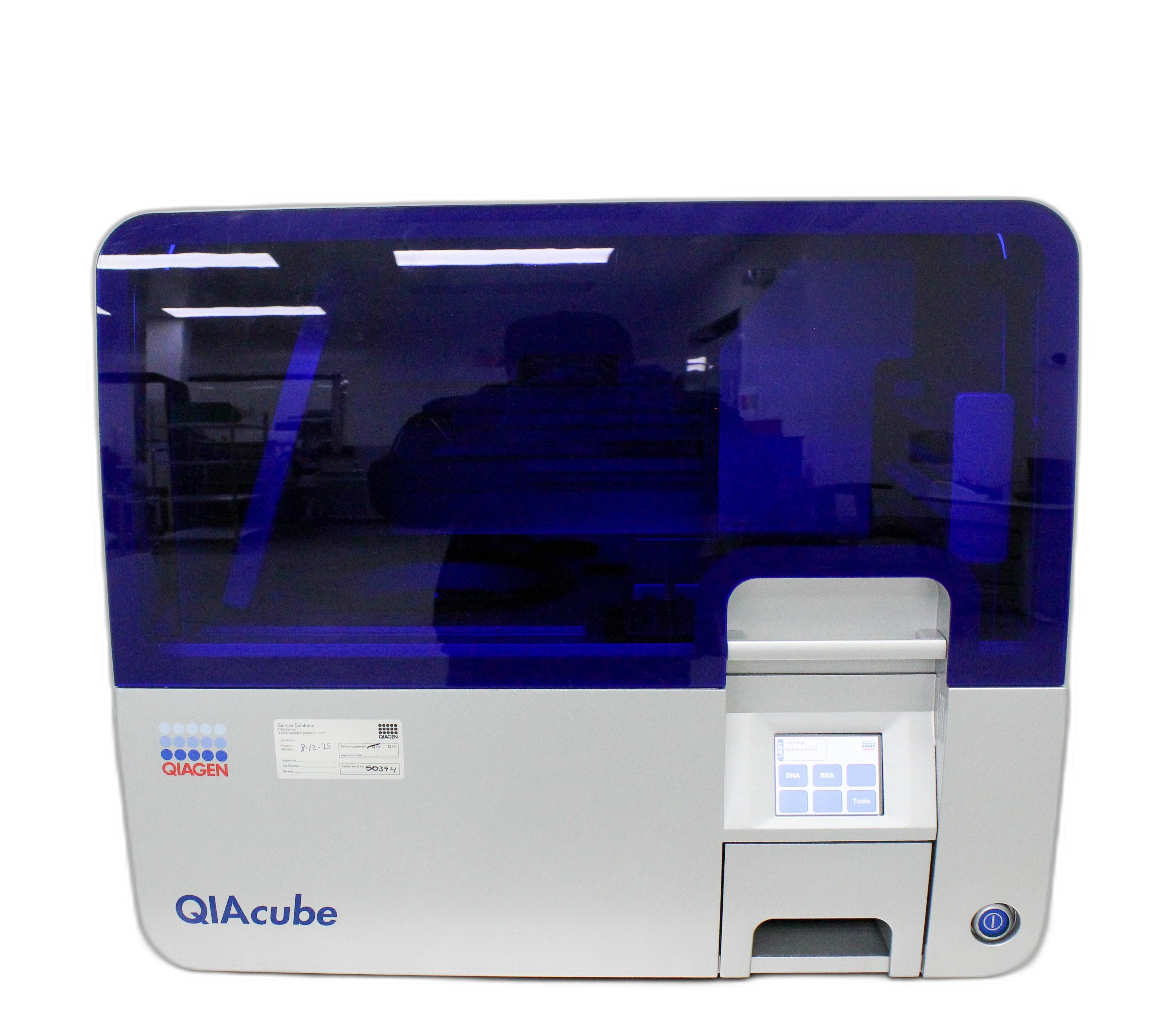 Qiagen QIAcube Automated DNA RNA Protein Purification System 12 Samples 10.4in Display