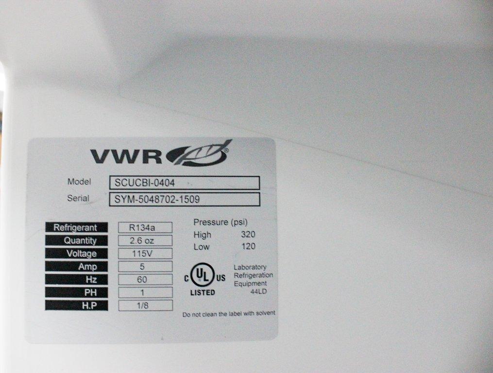 VWR SCUCBI-0404 Refrigerator Undercounter 130L 0-10C Great Condition