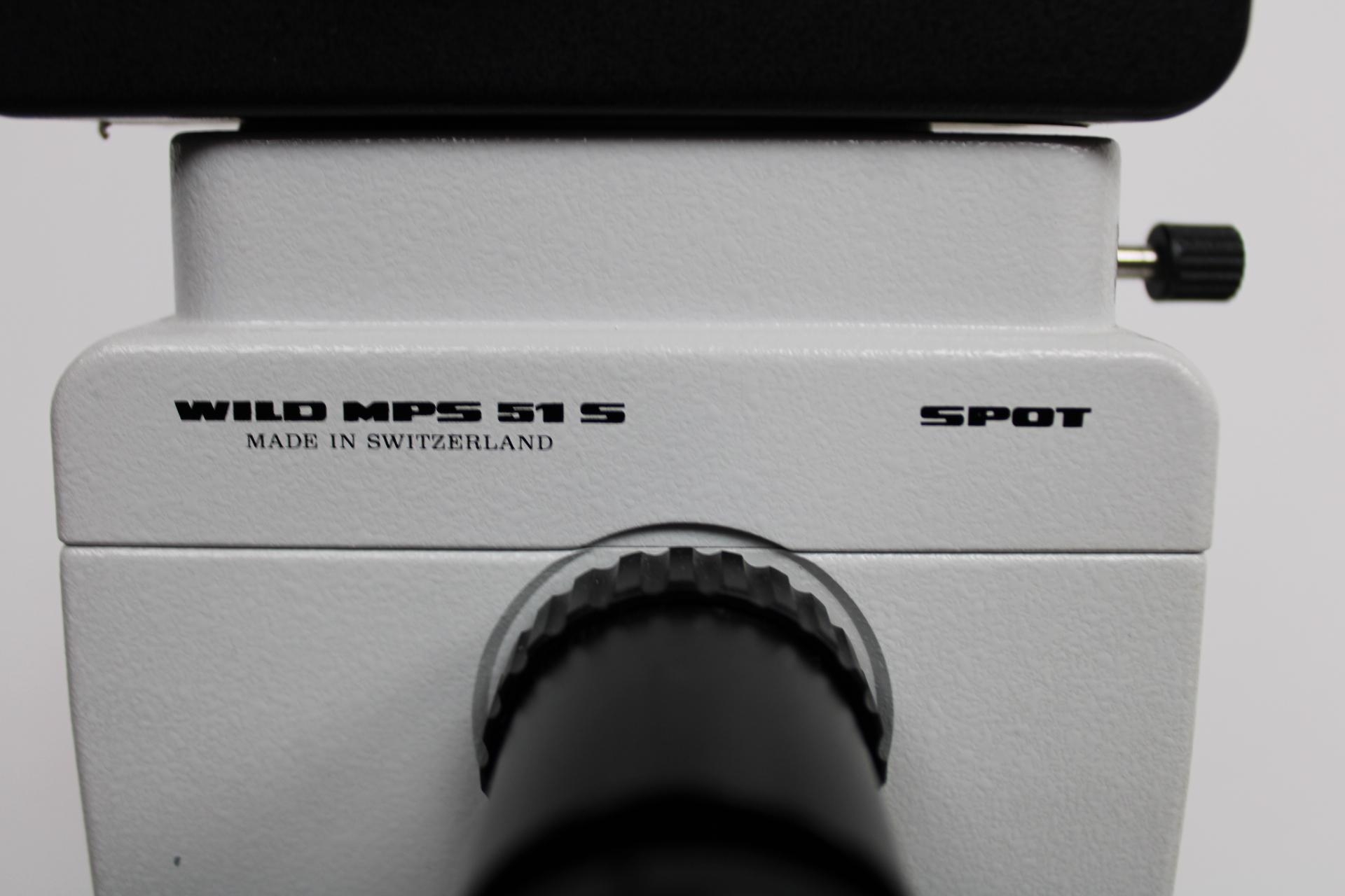 Leitz Dialux 20 Microscope with WILD MPS 51 S SPOT Camera Good Condition