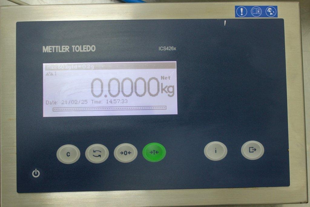 Mettler-Toledo PBK989-AB60 Precise Bench Platform Scale 60kg Capacity 120V