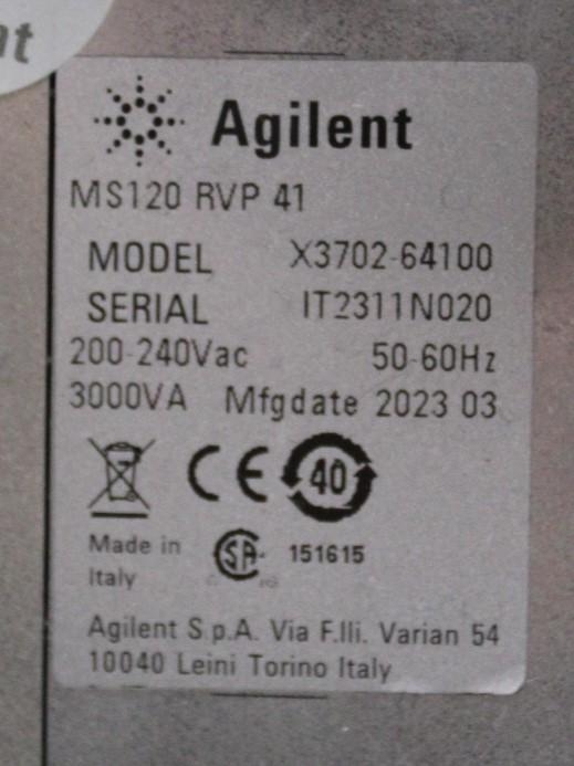 Agilent X3702 64100 Vacuum Pump for LC/MS Systems, High Speed, Silent Operation
