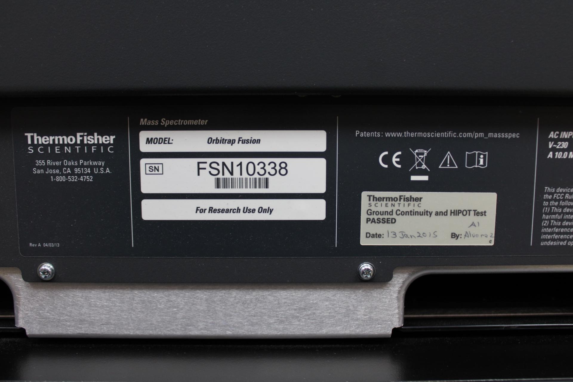 Thermo Orbitrap Fusion ETD Mass Spectrometer Spare Parts Damaged Unit