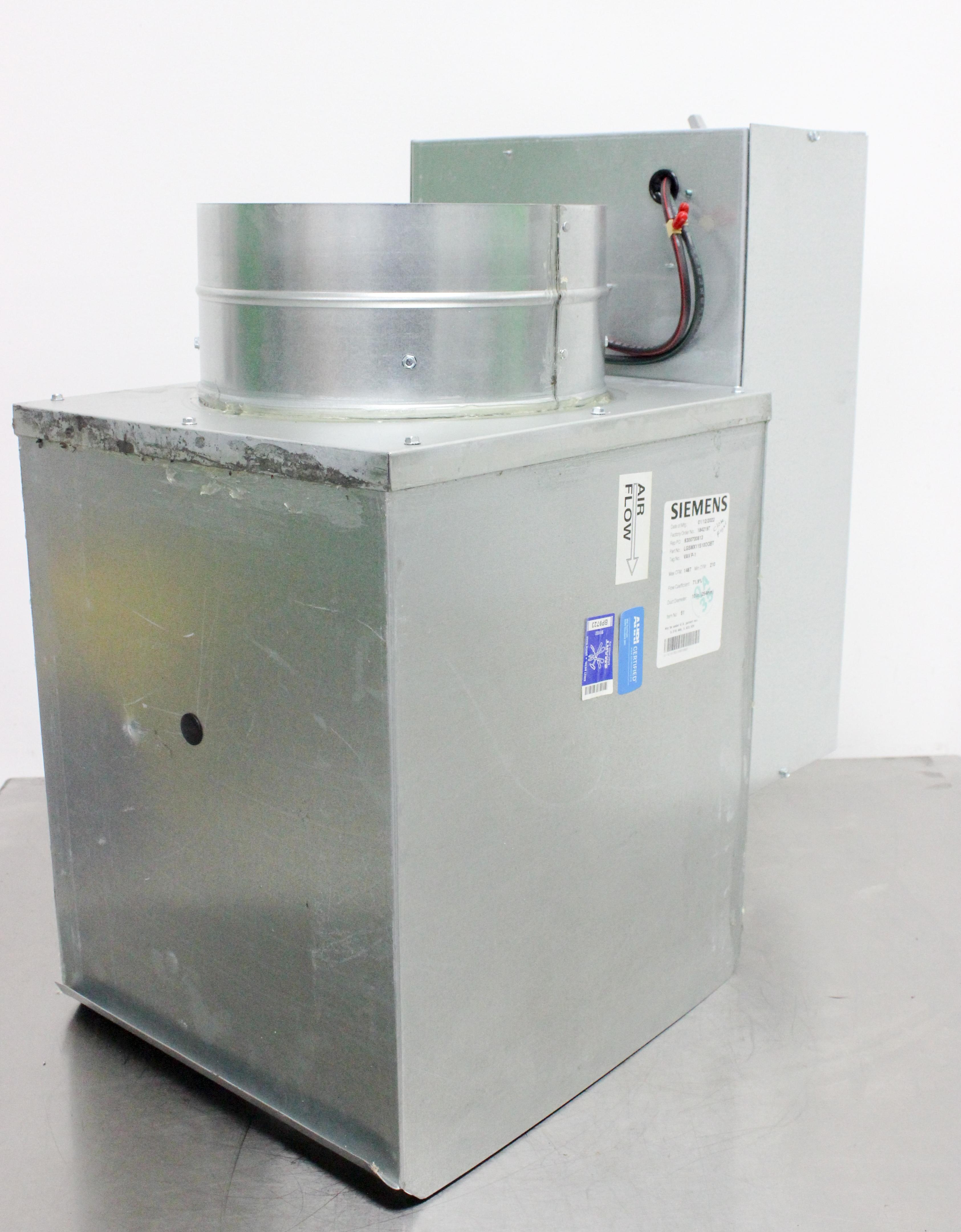 Siemens LSGMX11S10OOBT Lab Air Terminal HVAC High Precision Control