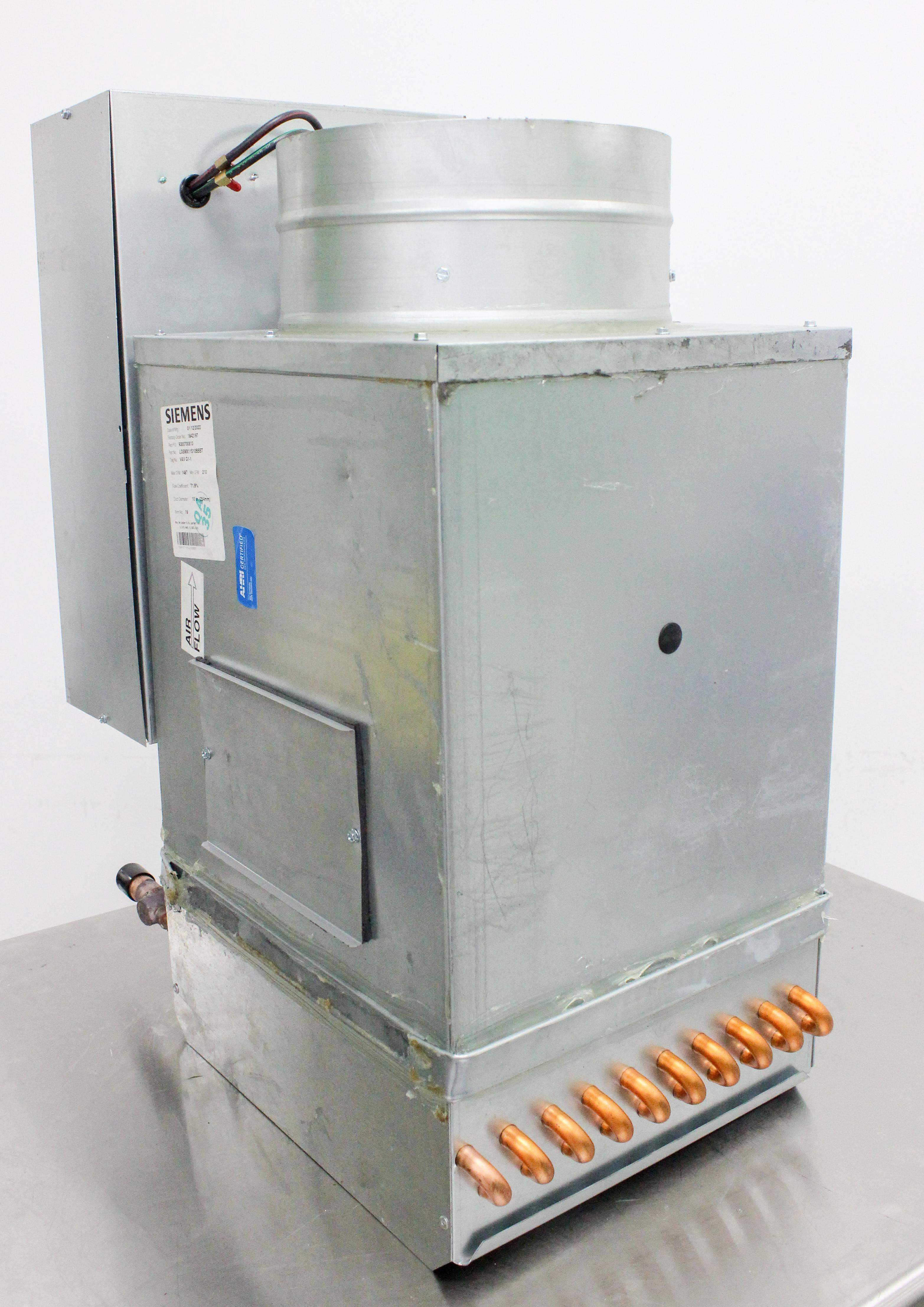 Siemens LGSMX11S10BBBT Air Terminal Lab HVAC Clean Air Control