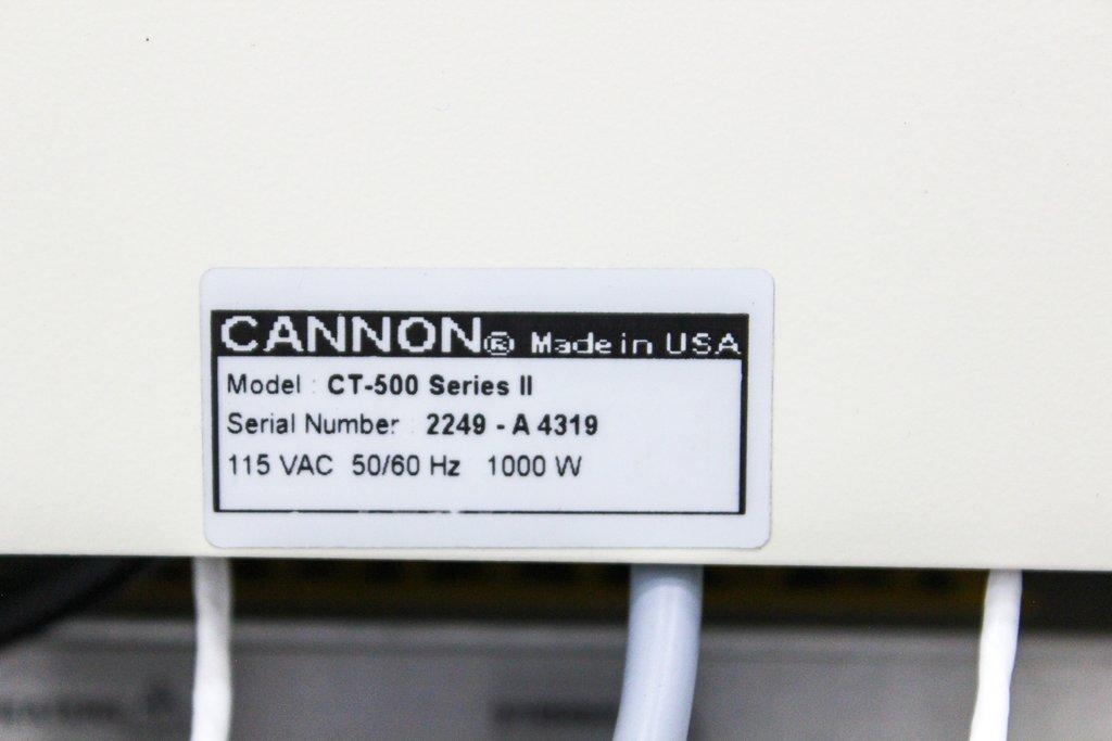 Cannon CT-500 II Constant Temperature Bath, Chiller, Water Bath, 120V, Used