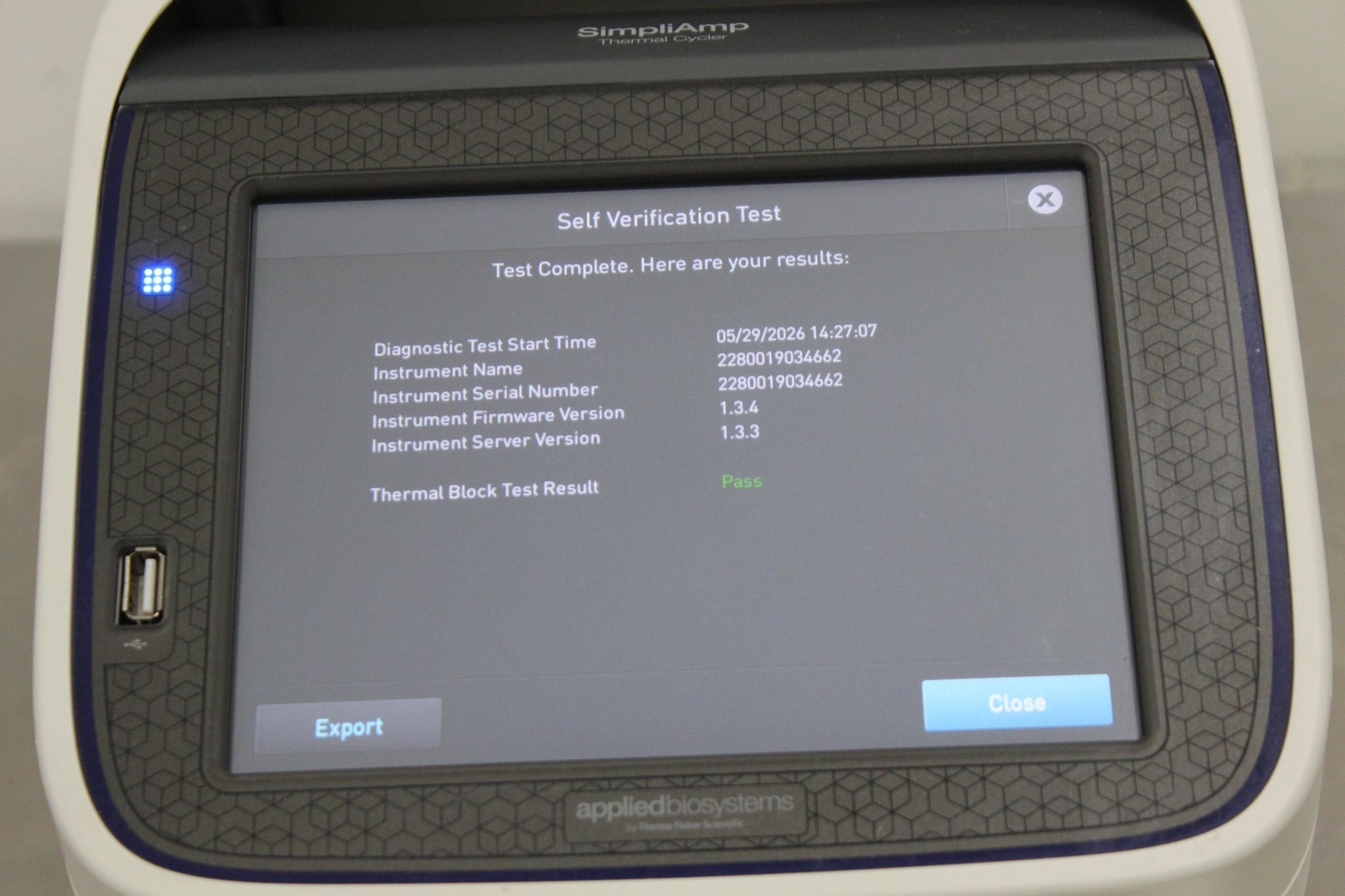 Applied Biosystems SimpliAmp Thermal Cycler Ref: A24812