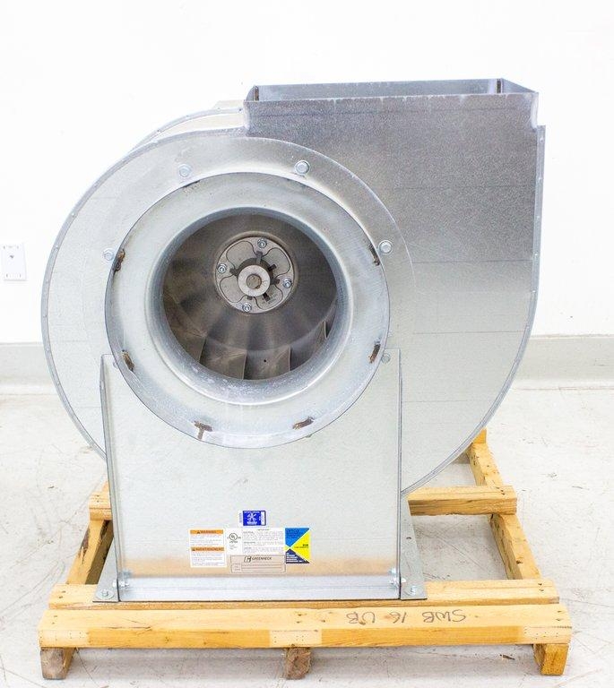 Greenheck SWB-116-20-CW-UB-X Belt Drive Utility Blower for HVAC Systems