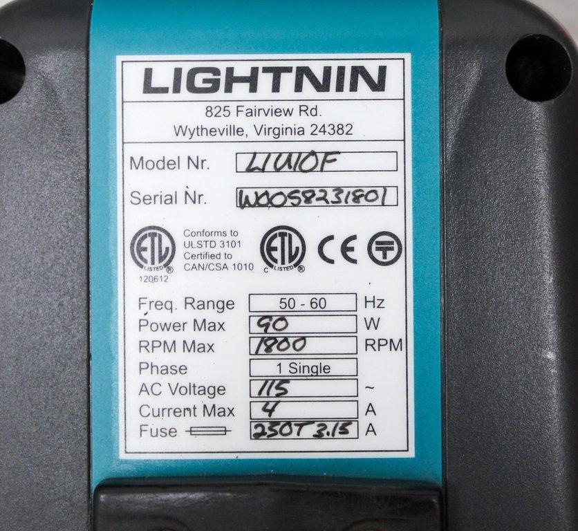 Lightnin Labmaster Mixer L1U10F Digital Control 120V 50Hz/60Hz