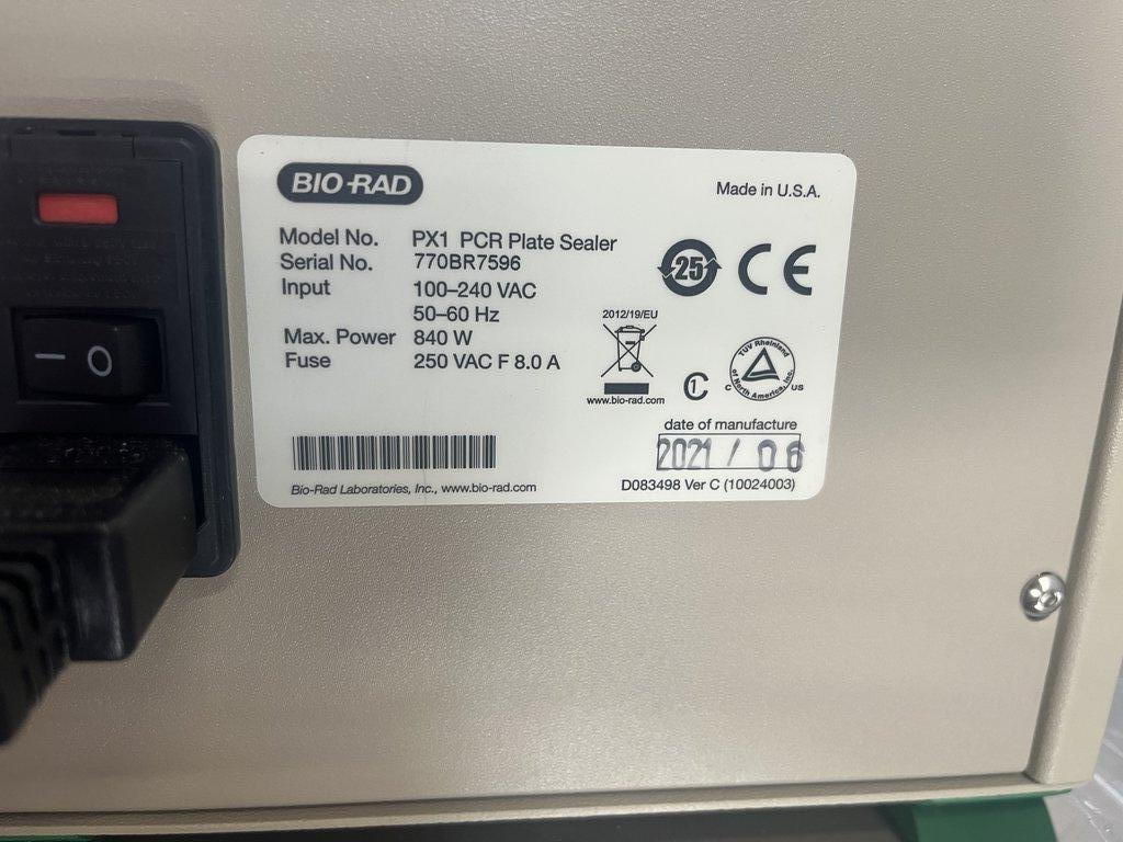 BIO-RAD PX1 PCR Plate Sealer - Good Condition, Tested Power-On