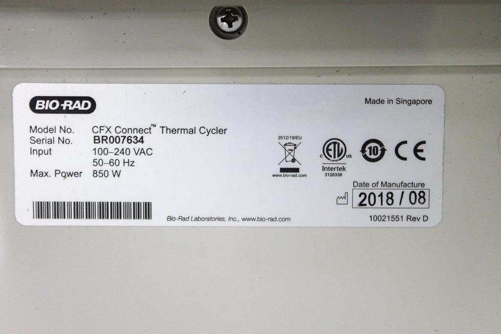 BIO-RAD CFX Connect Thermal Cycler PCR Optics Module Good Condition