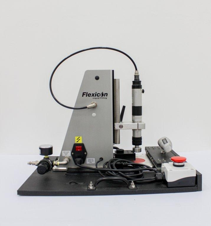 Flexicon FC10 93-110-100 Semi Auto Capping Machine for Liquid Filling