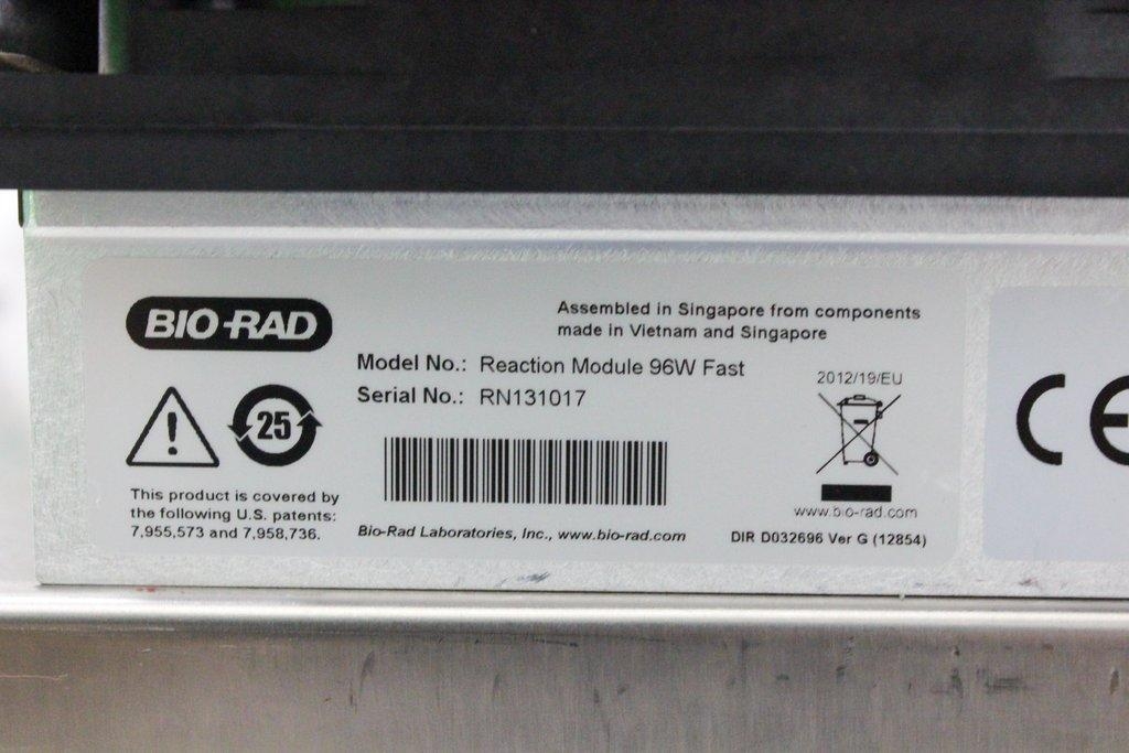 BIO-RAD Reaction Module 96W Fast Chemistry Reaction System Near New 2012