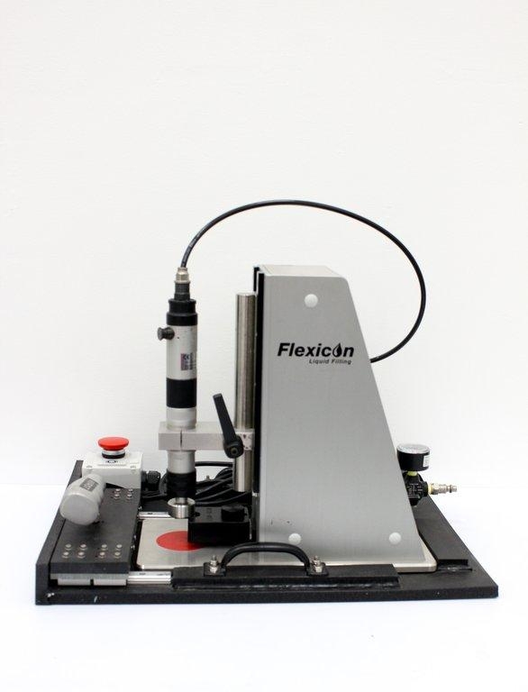 Flexicon FC10 93-110-100 Semi Auto Capping Machine for Liquid Filling