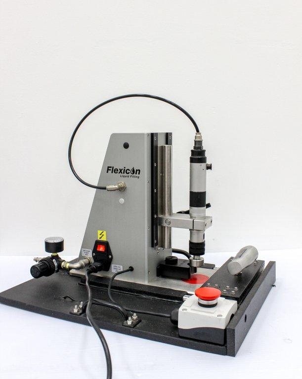 Flexicon FC10 93-110-100 Semi Auto Capping Machine for Liquid Filling
