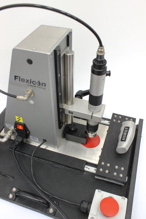 Flexicon FC10 93-110-100 Semi Auto Capping Machine for Liquid Filling