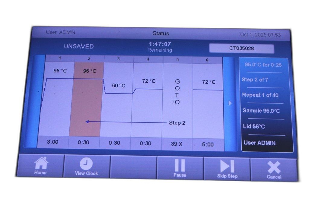 Bio Rad C1000 Touch Thermal Cycler PCR 96 Well Fast Module