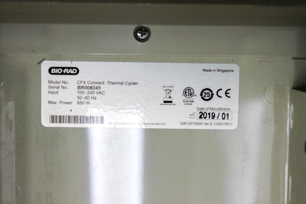 BIO-RAD CFX Connect PCR Thermal Cycler with Optics Modular 2019 Year Used