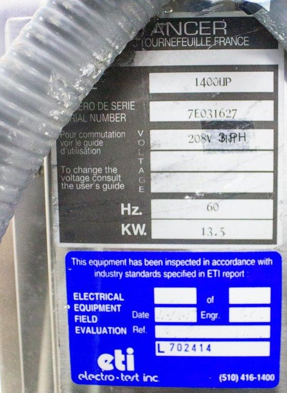 Lancer 1400UP Glass Washer Glassware Washer Multi-Level Wash Dry System