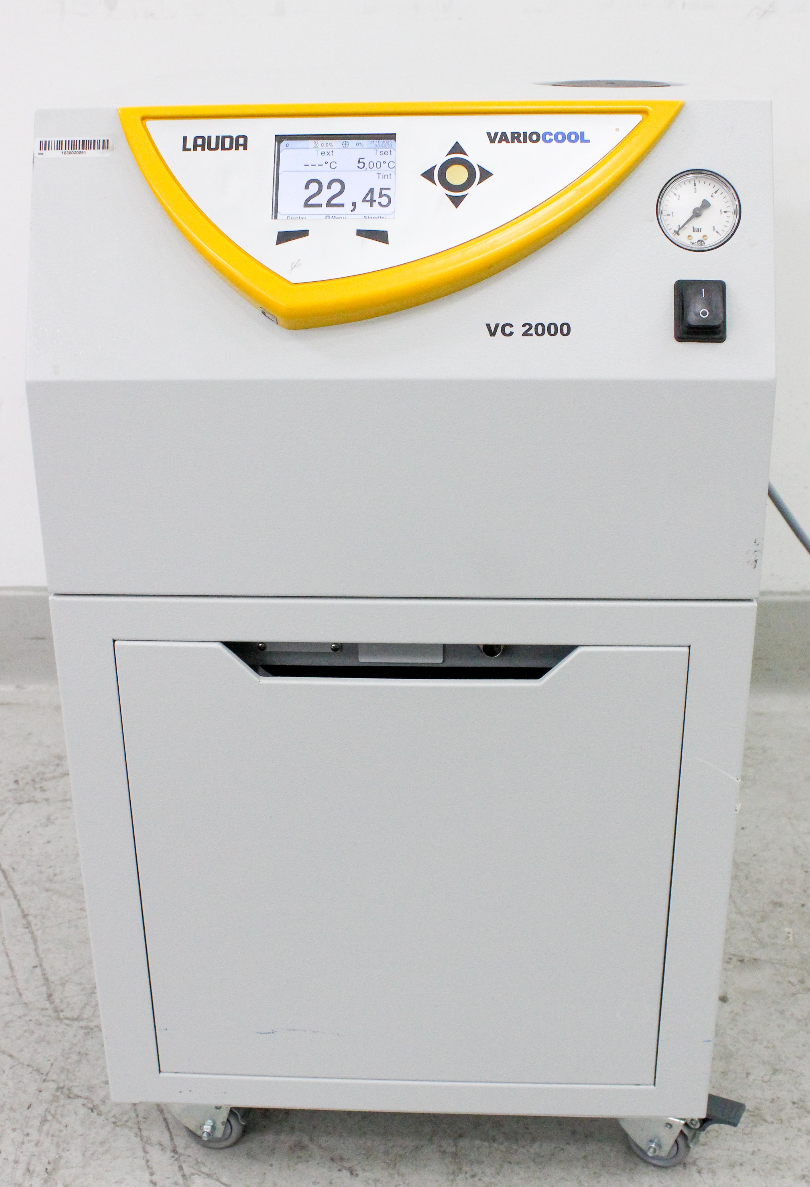 Lauda VarioCool VC 2000 Chiller Heater, Temp Range -20-80 C, 15L Capacity