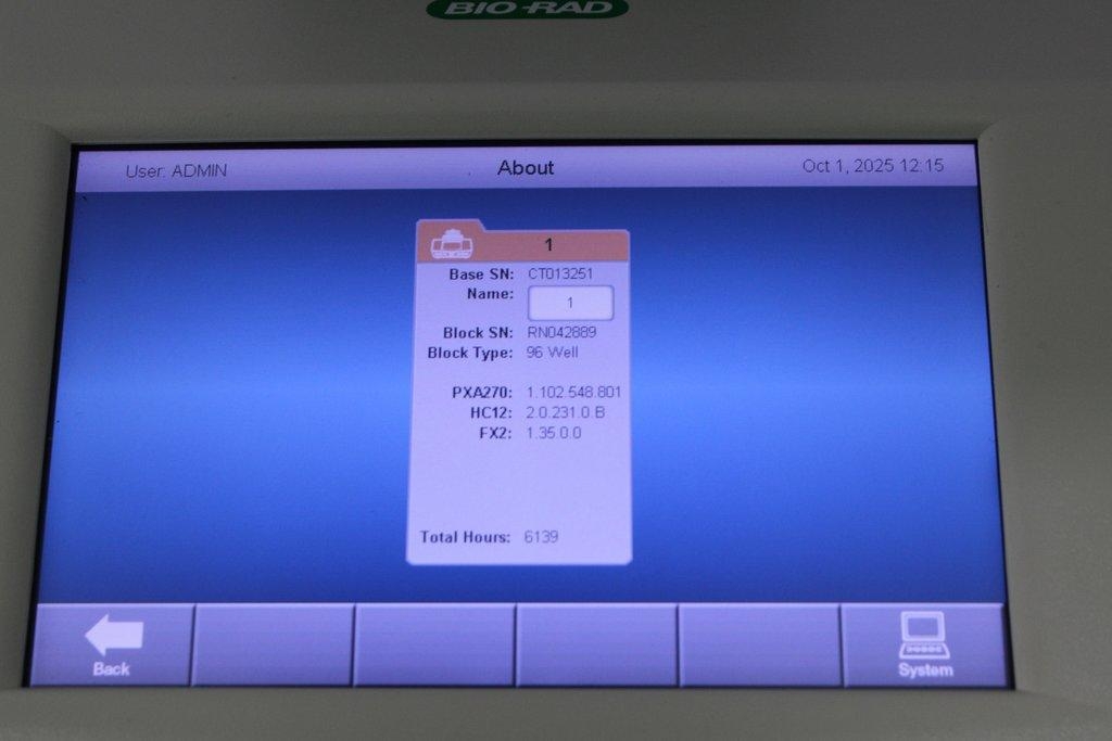 Bio Rad C1000 Touch Thermal Cycler PCR 96 Well Fast Module