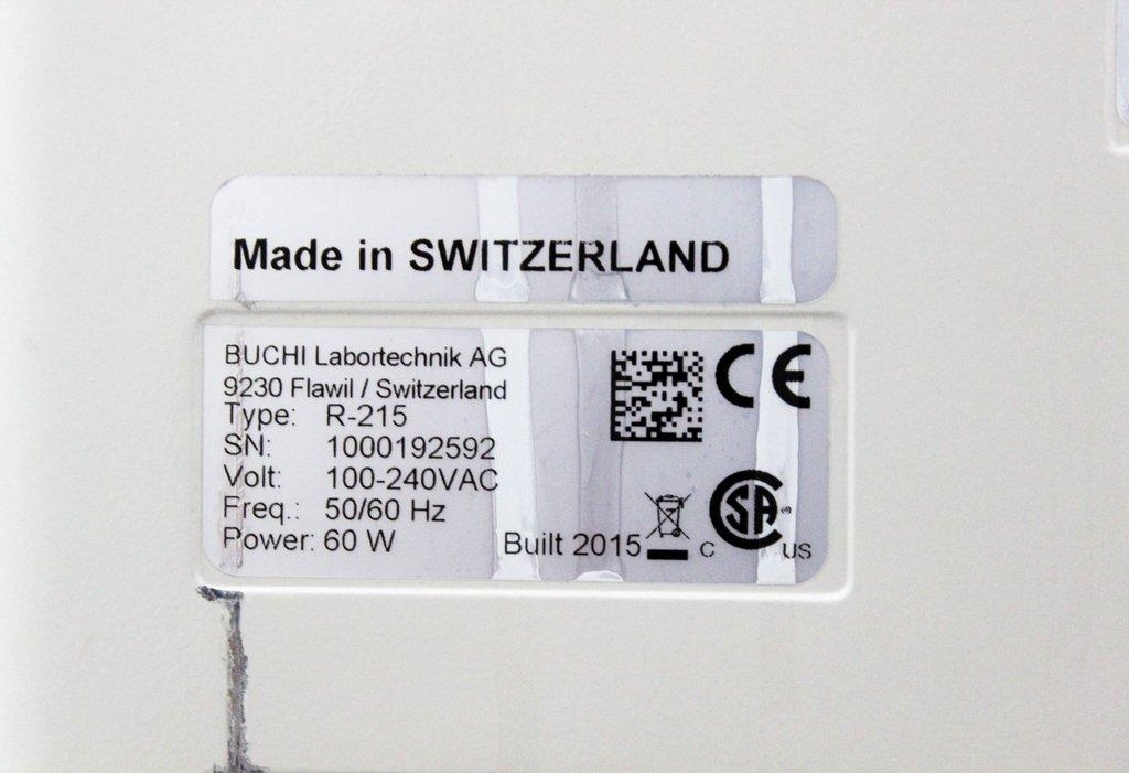 BUCHI R-215 Rotavapor Good Condition Distillation Chem Lab Equipment