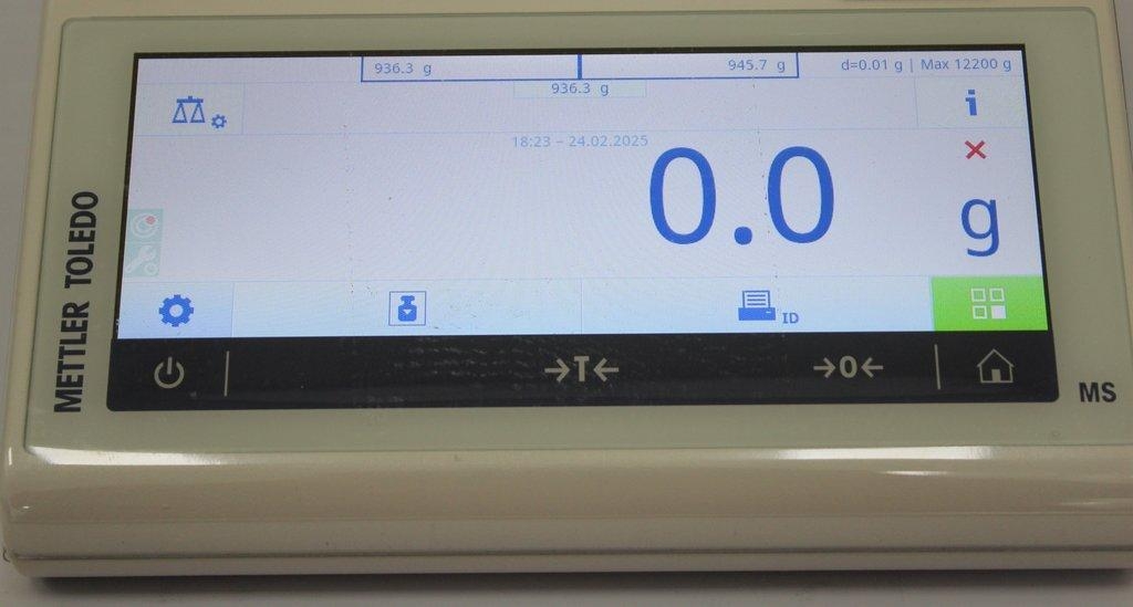 Mettler Toledo MS12002TS 0.001g Precision Lab Scale Precise Weight Measurement