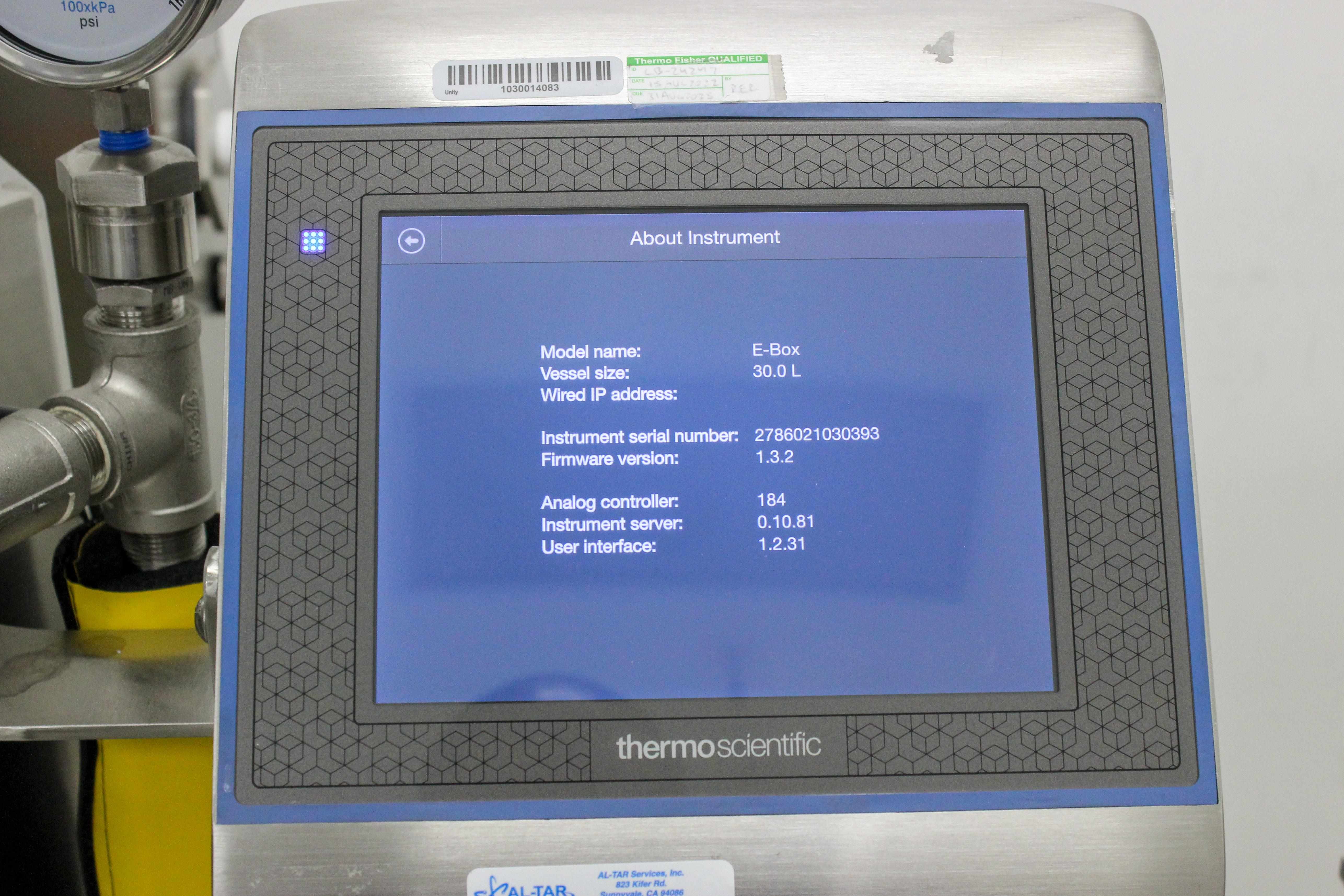 Thermo Scientific imPULSE S.U.M. 30L Mixer with Touchscreen Console