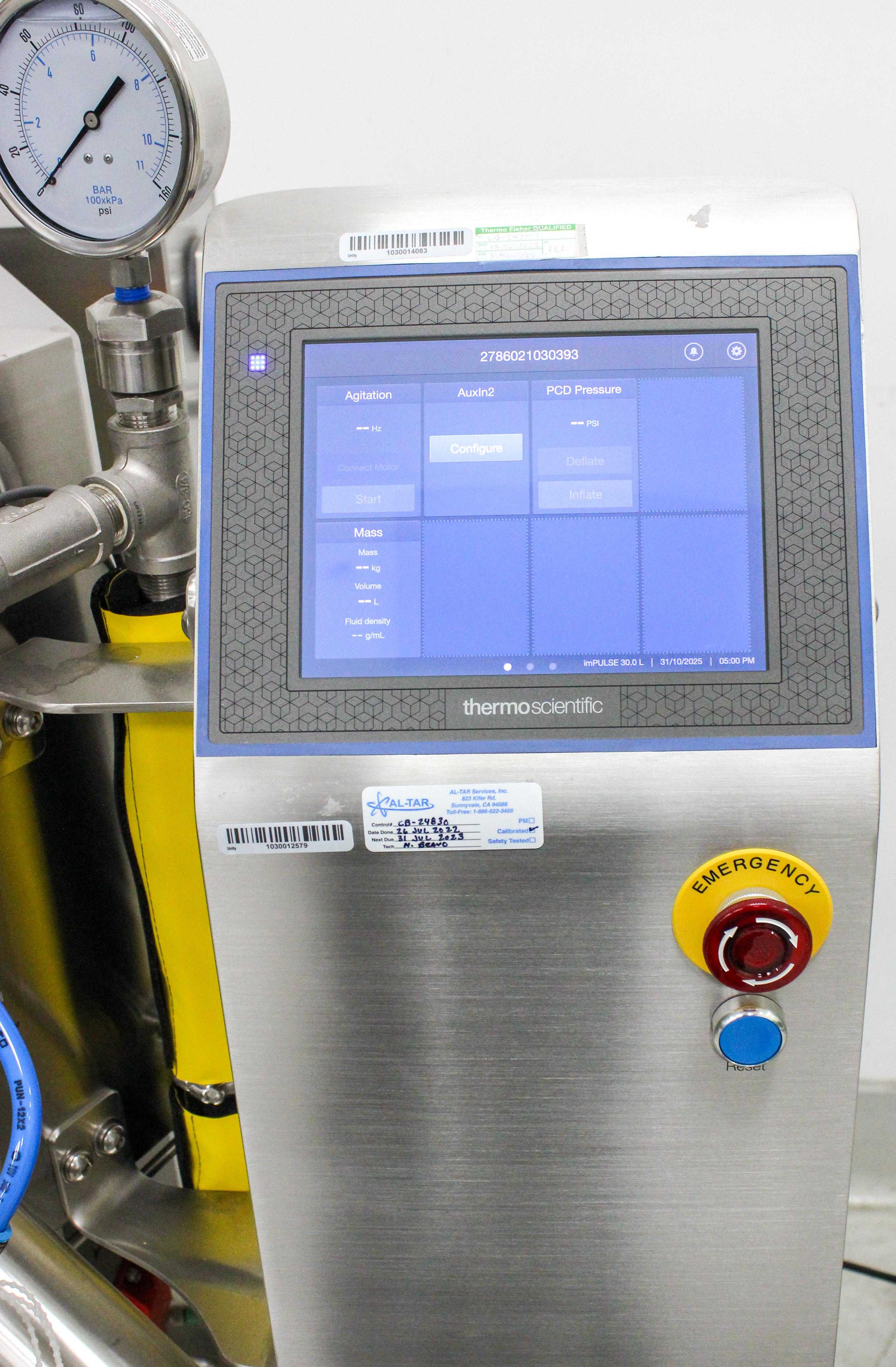 Thermo Scientific imPULSE S.U.M. 30L Mixer with Touchscreen Console