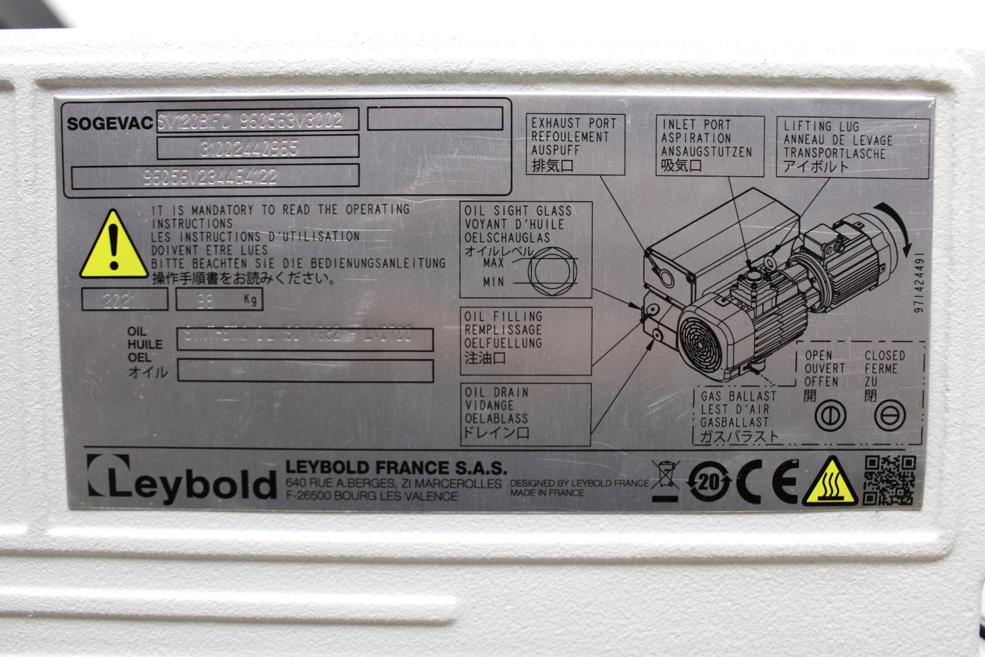 Sogevac SV120BIFC Vacuum Pump with Frequency Converter, Gas Ballast Valve