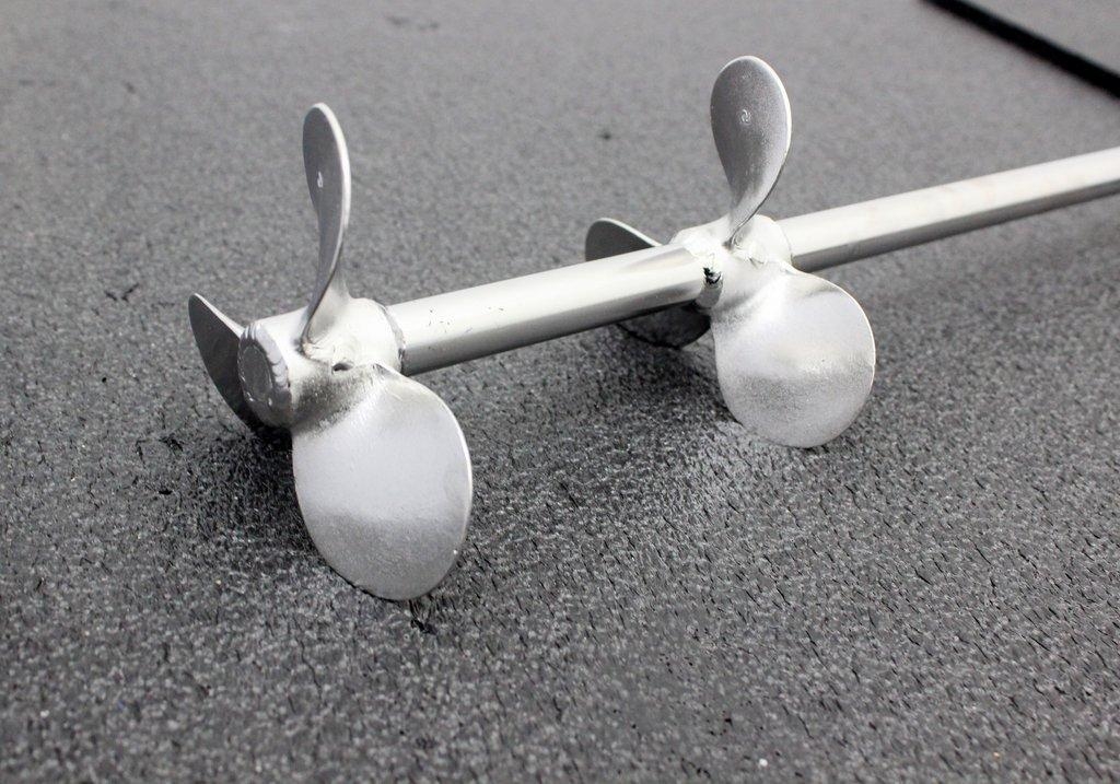 N/A Stainless Steel Agitator Industrial Propeller Stirrer - Excellent Condition