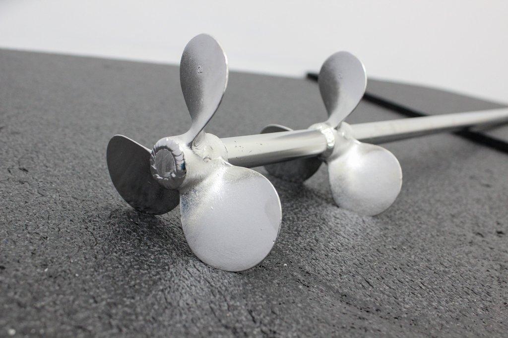 N/A Stainless Steel Agitator Industrial Propeller Stirrer - Excellent Condition