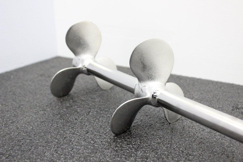 N/A Stainless Steel Agitator Industrial Propeller Stirrer - Excellent Condition