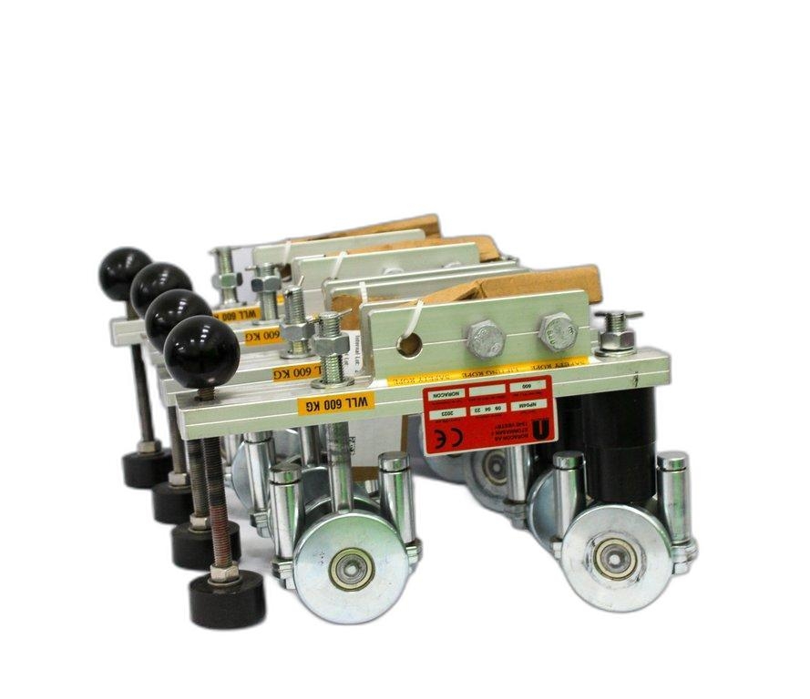 Noracon NP04M Trolley Manual Bogie Bender Aluminum Monorail Component