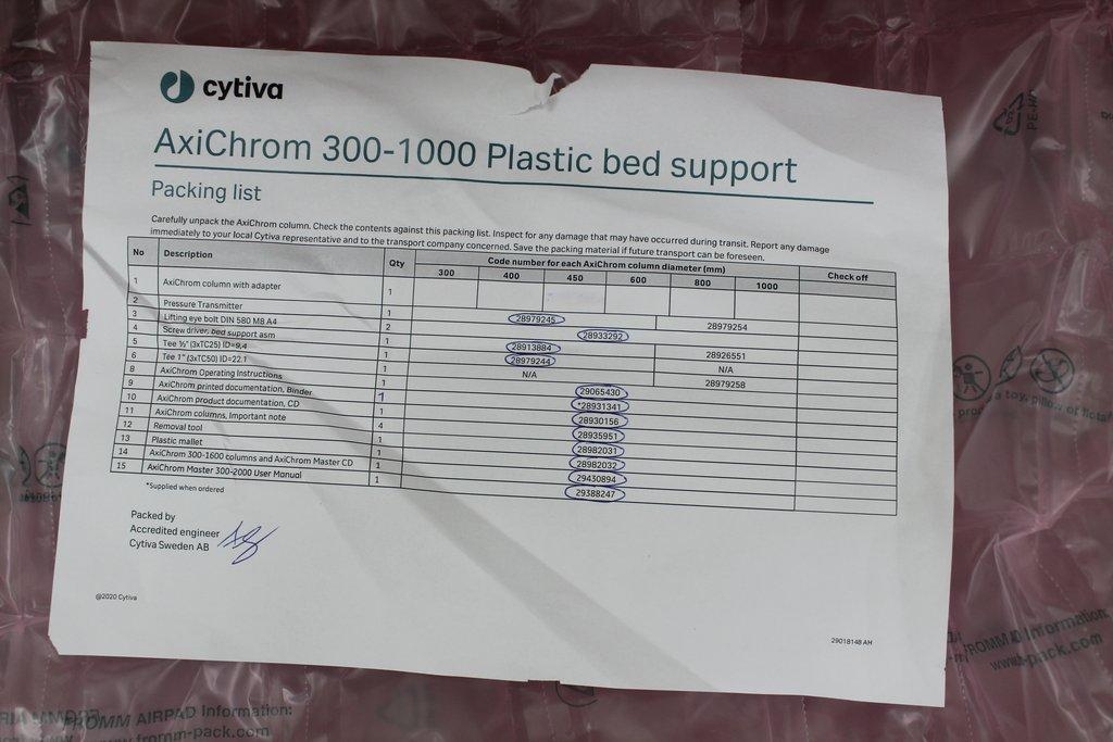 Cytiva AxiChrom 450 Chromatography Column Pilot to Production System