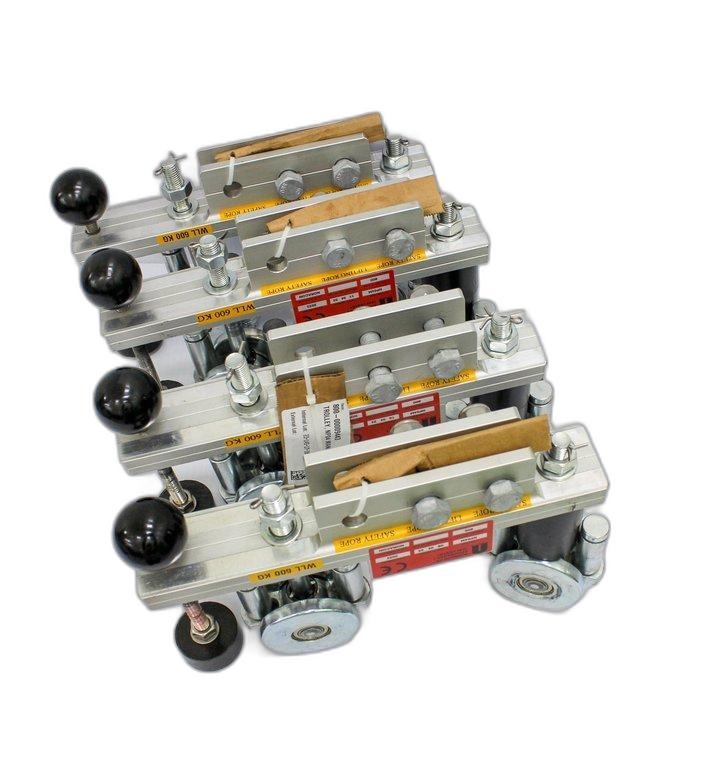 Noracon NP04M Trolley Manual Bogie Bender Aluminum Monorail Component