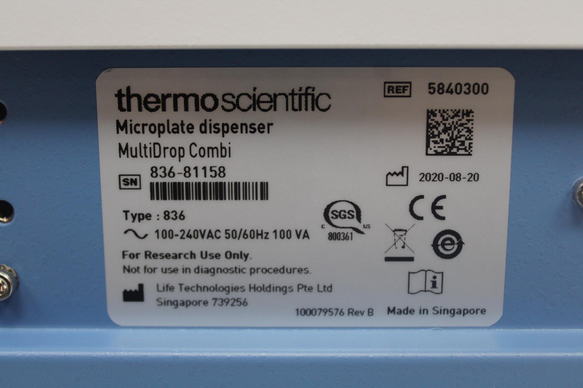 Thermo Scientific Microplate Dispenser MultiDrop Combi Type 836 Ref 5840300