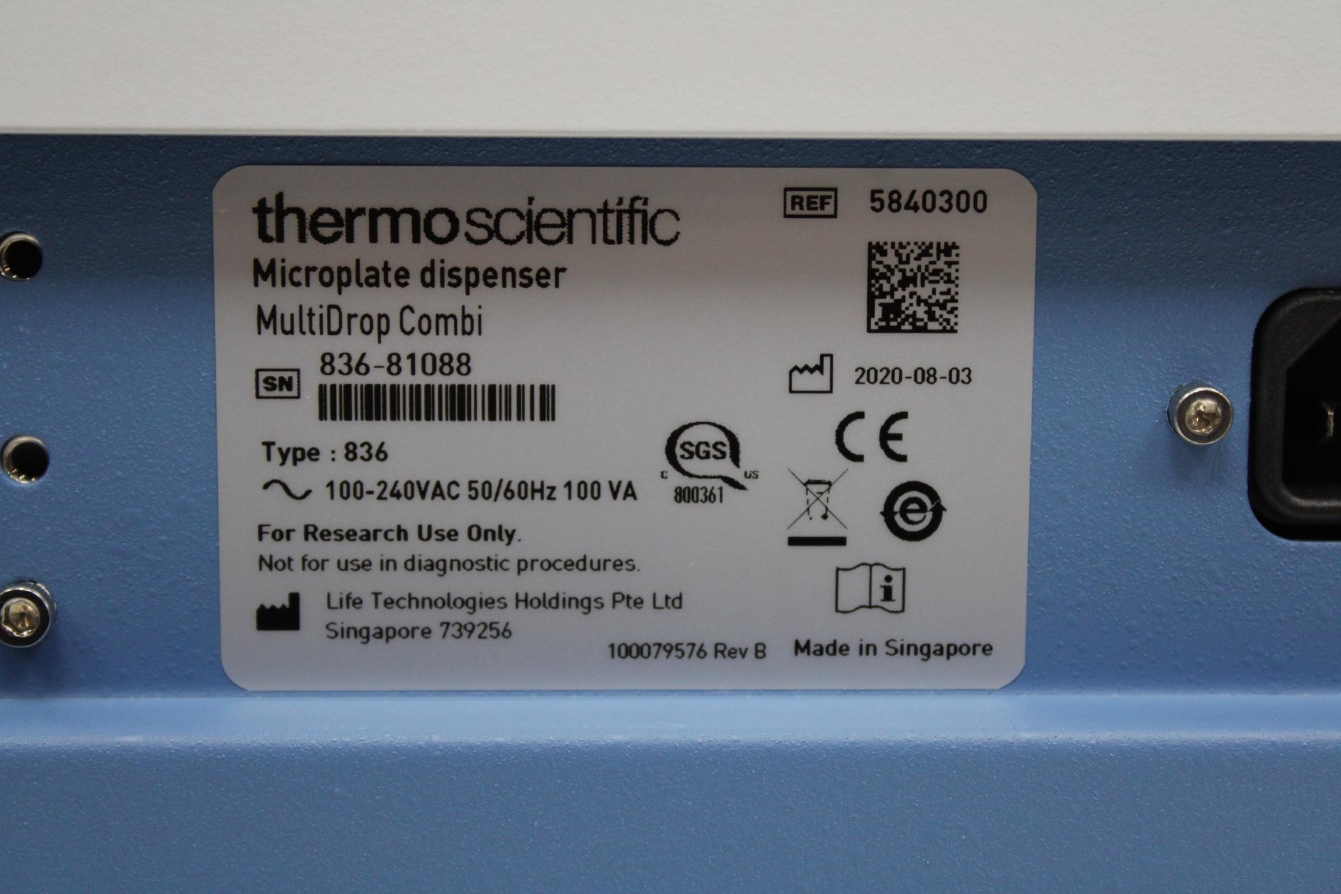Thermo Scientific Microplate Dispenser MultiDrop Combi Type 836 Ref 5840300