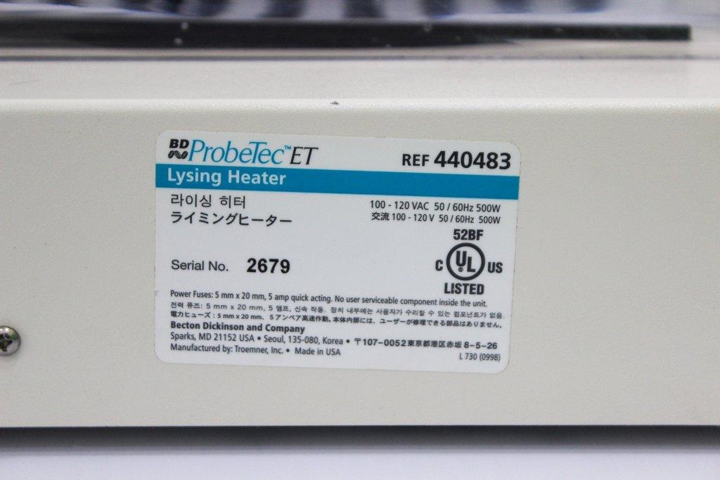 BD Biosciences Model Lysing Heater BD Probetec ET 440483 - Laboratory Equipment