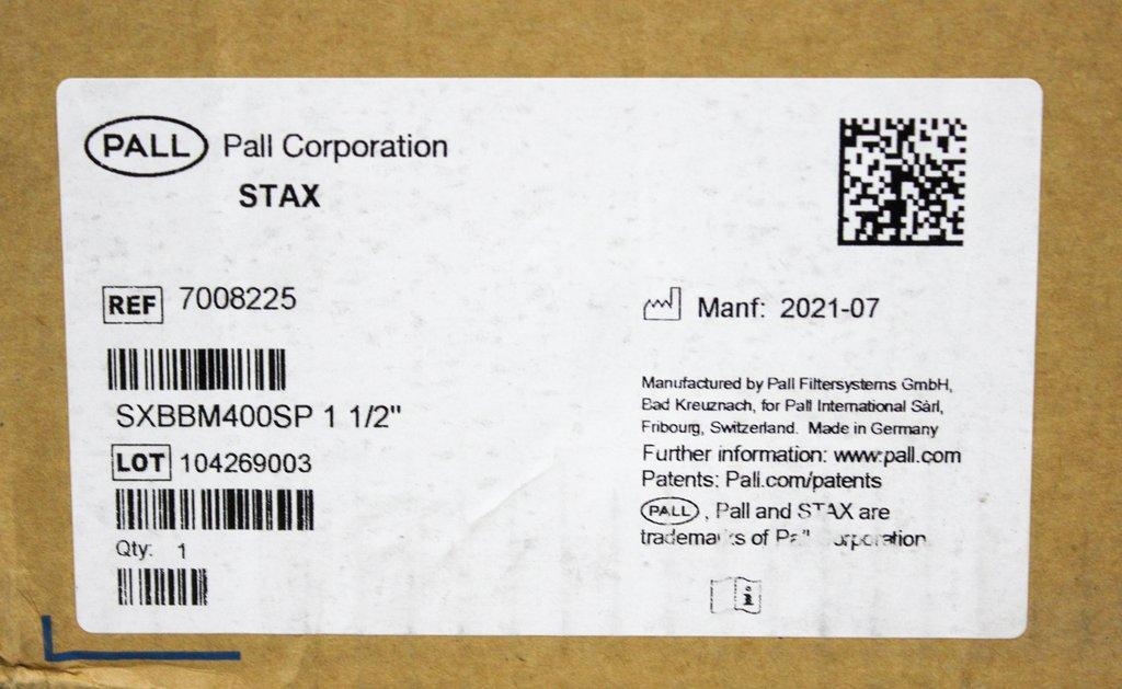 Pall Stax Disposable Depth Filter Systems - New Pallet of 16 Cases