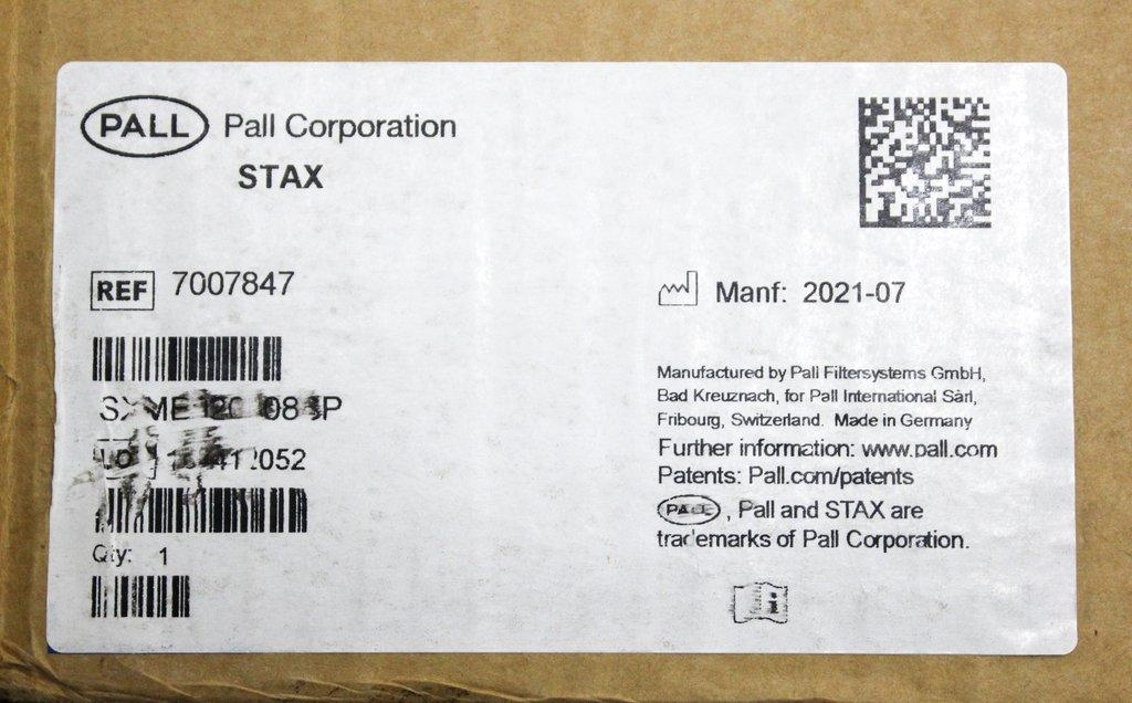Pall Stax Disposable Depth Filter Systems - New Pallet of 16 Cases