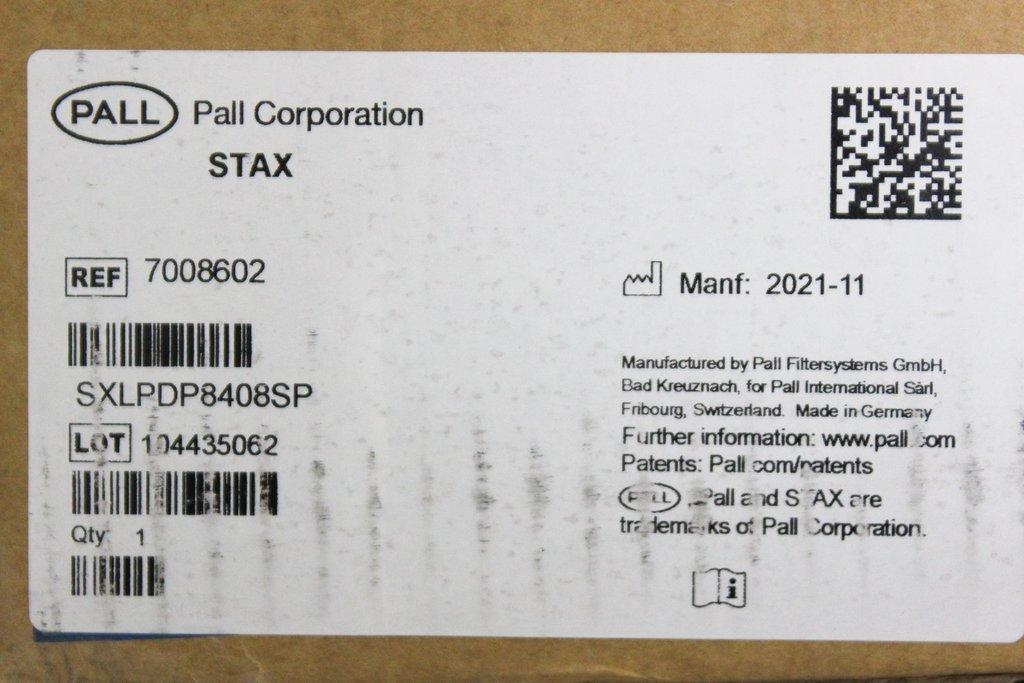 Pall Stax Disposable Depth Filter Systems - New Pallet of 16 Cases